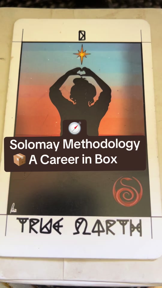True North card held up: Solomay Methodology, a career in a box